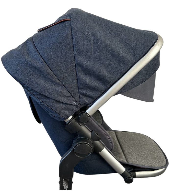 Silver Cross Wave Lower Tandem Seat Unit With Hood And Seat Liner Blue