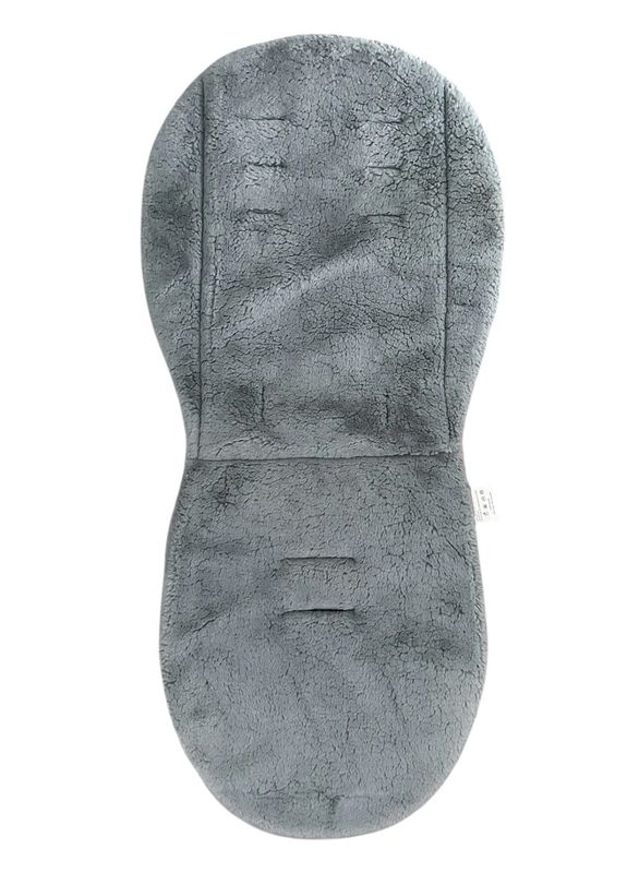 Babystyle Egg Luxury Reversible Seat Liner - Faux Grey Fur