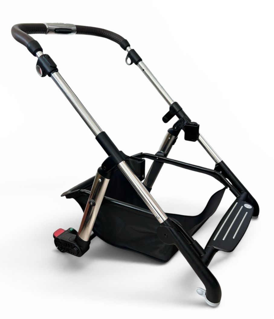 Silver Cross Pioneer Chassis - Chrome & Dark Brown