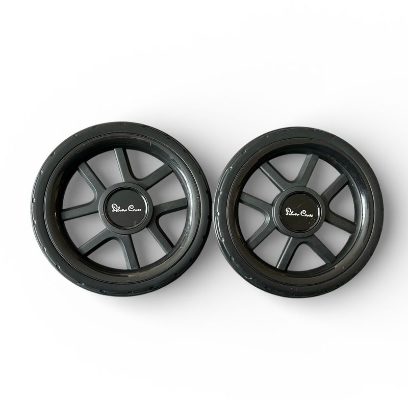 Silver Cross Reef 2 Rear Wheels X2 - Black Trim