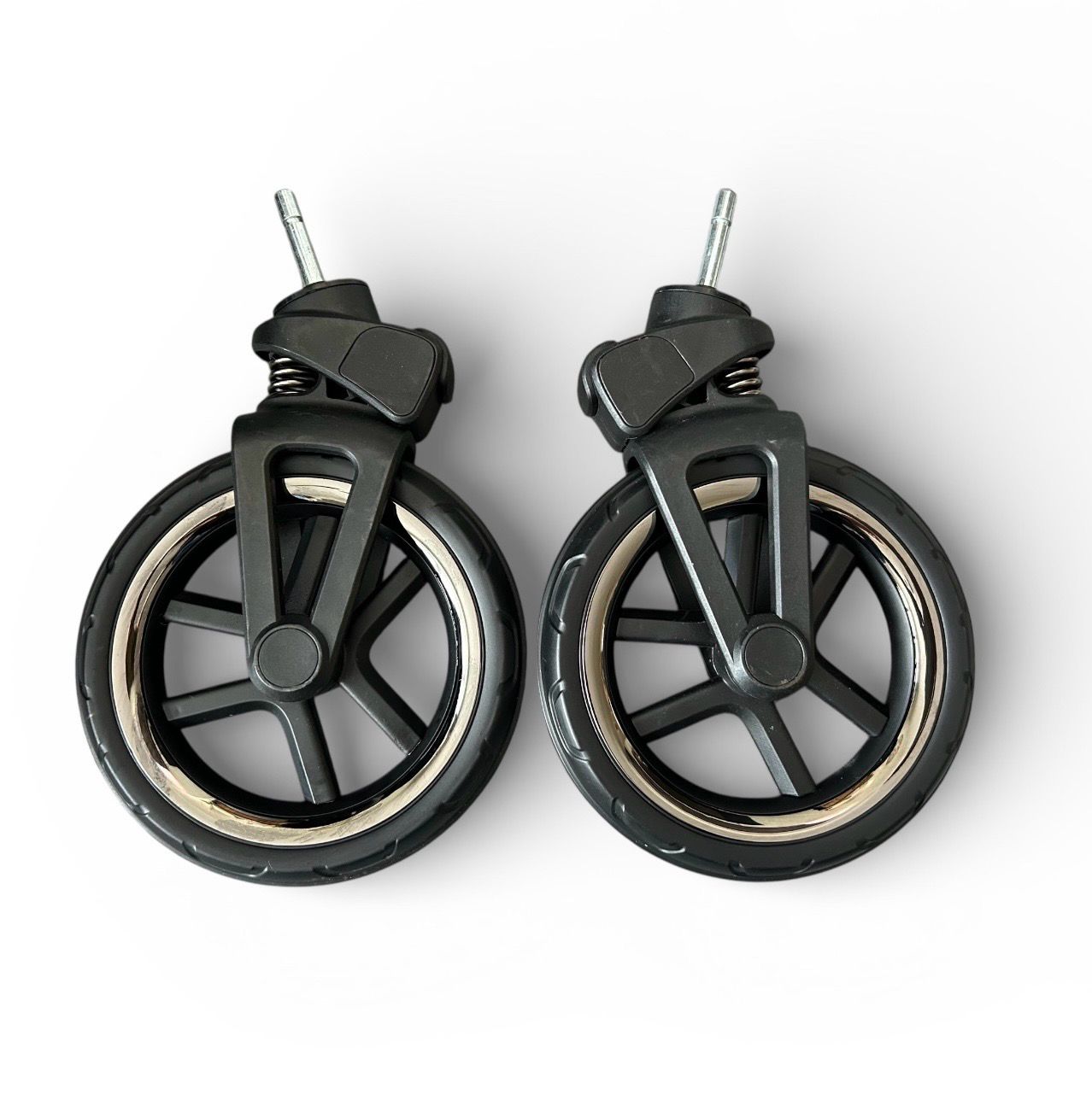 Silver Cross Reef Front Wheels X2 - Grey Trim NEW