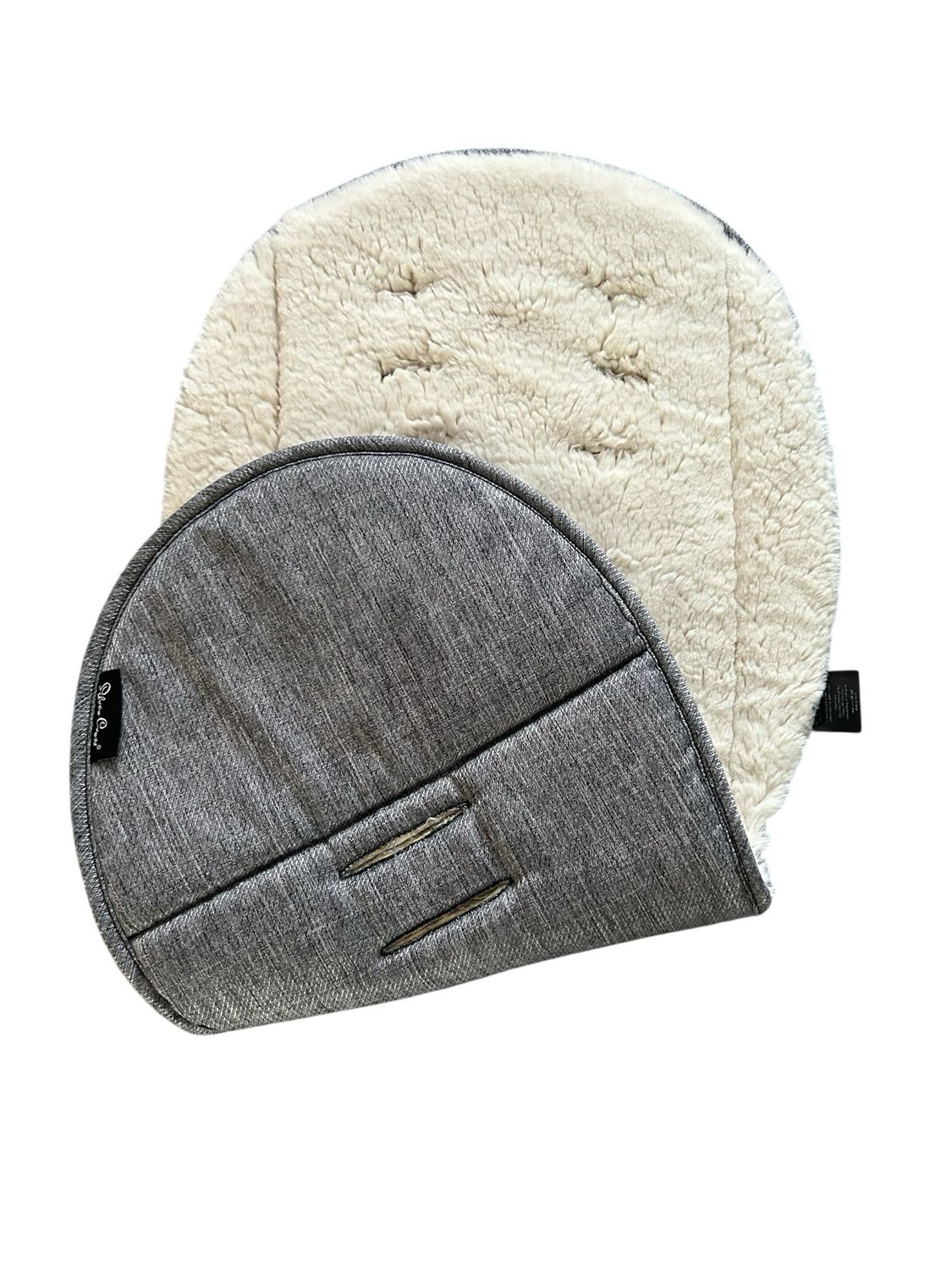 Silver Cross Luxury Seat Liner - Grey & Beige