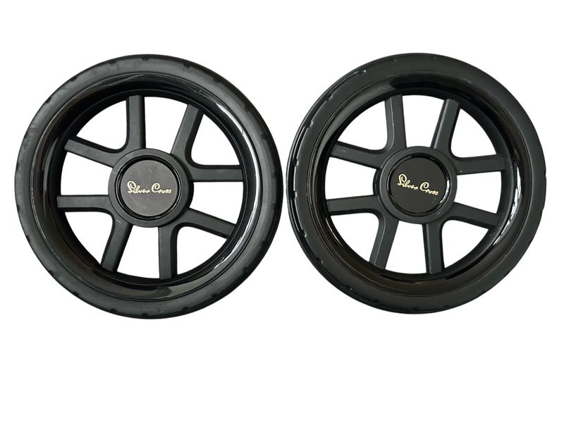Silver Cross Reef Rear Wheels X2 - Black/Gold 002