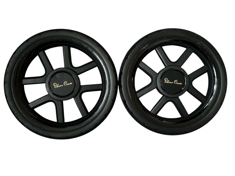 Silver Cross Reef Rear Wheels X2 - Black/Gold 003