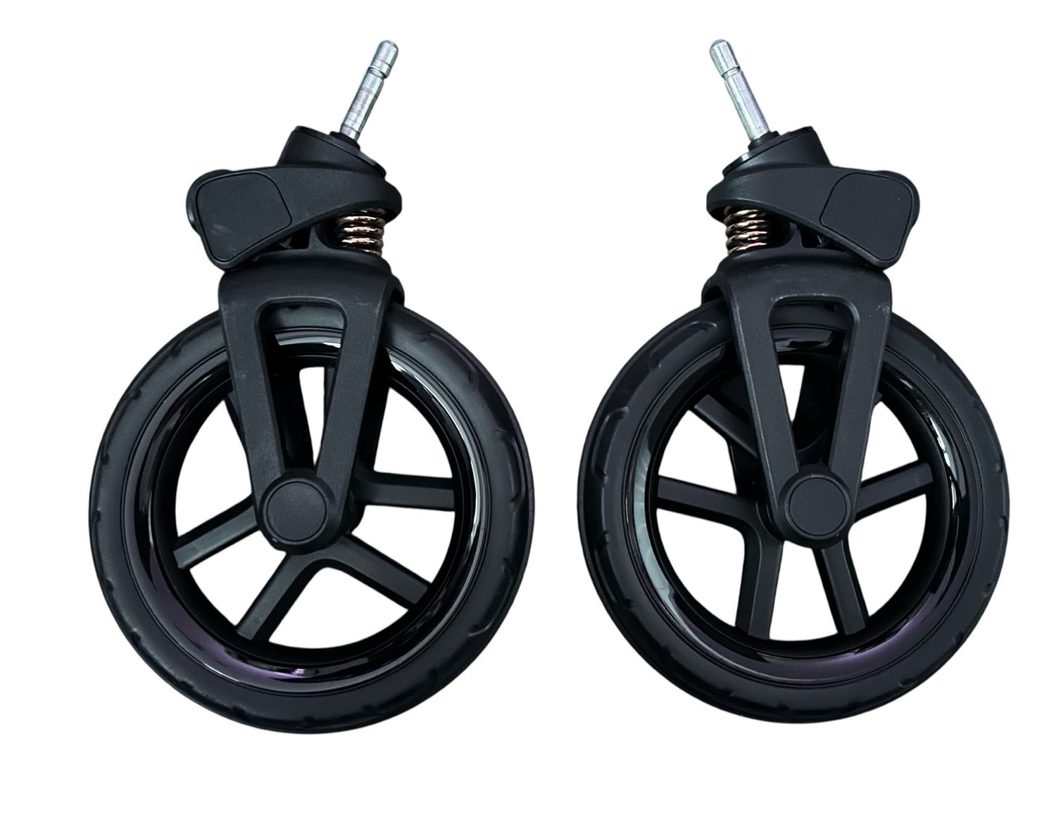 Silver Cross Reef Front Wheels X2 - Black Trim 005