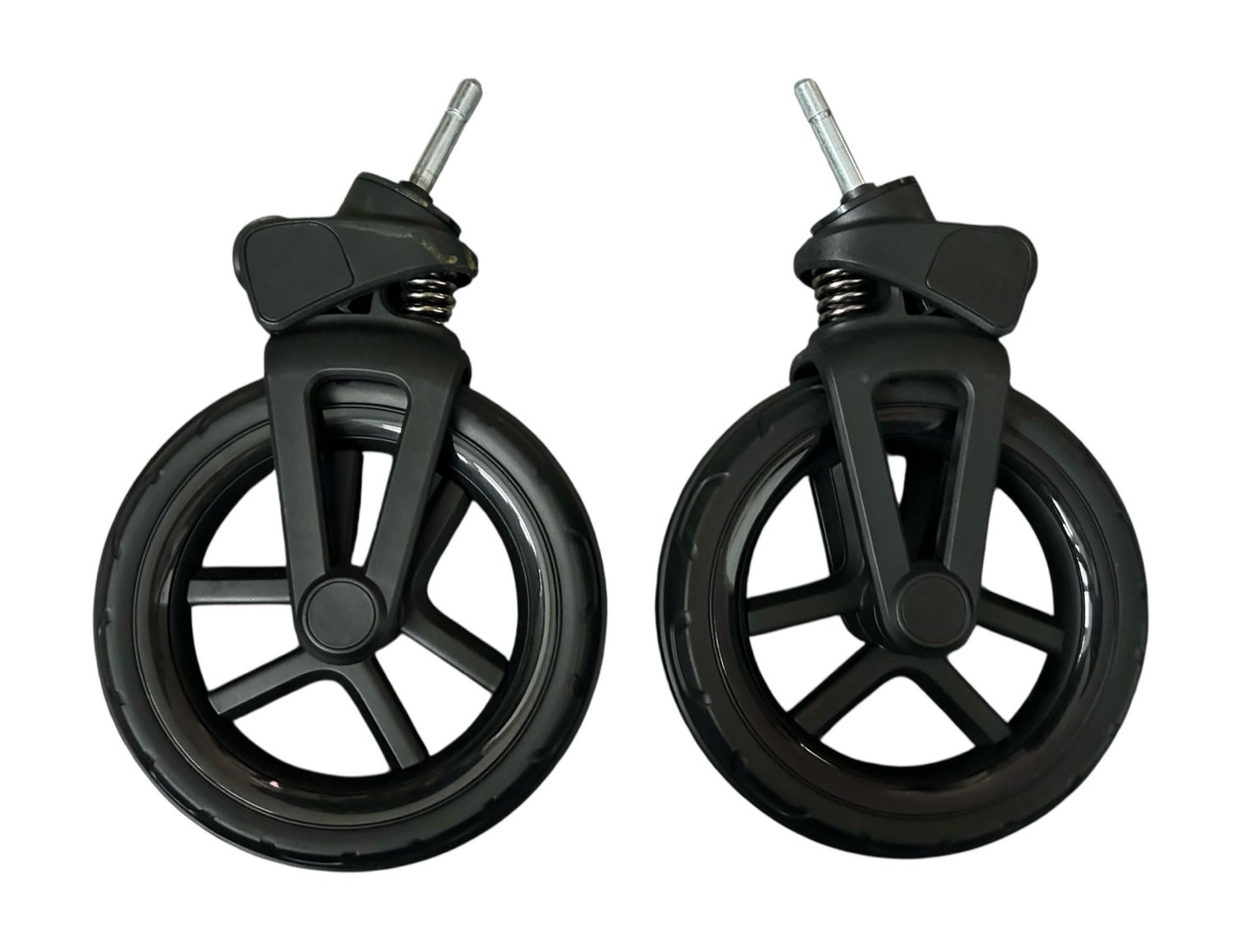 Silver Cross Reef Front Wheels X 2 - Black Trim