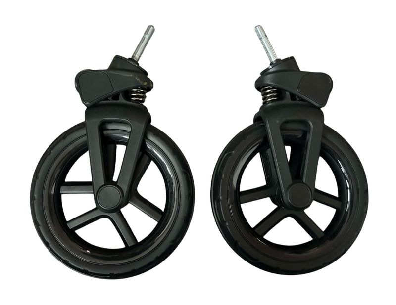 Silver Cross Reef Front Wheels X 2 - Black Trim