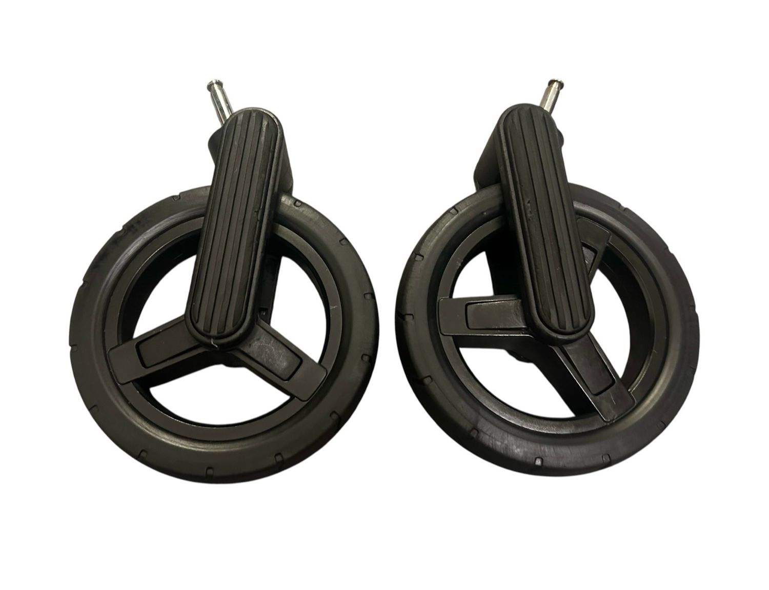 Silver Cross Pioneer Front Wheels - Black