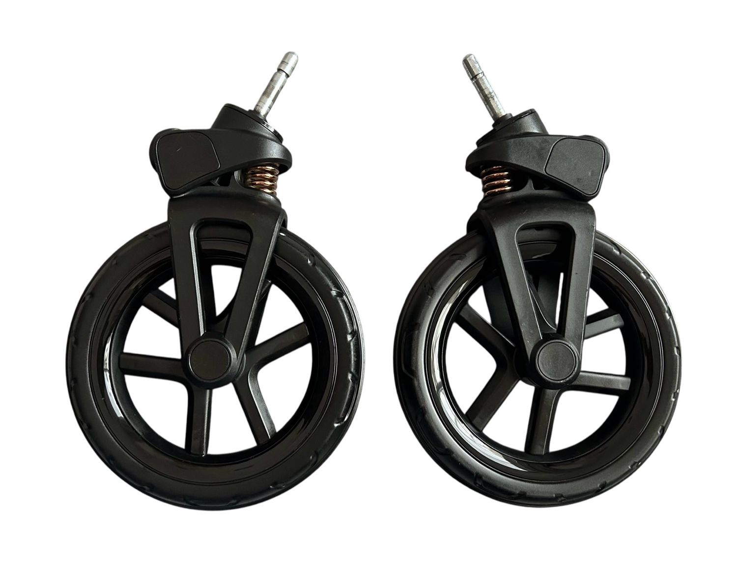 Silver Cross Reef Front Wheels - Black/Gold 008