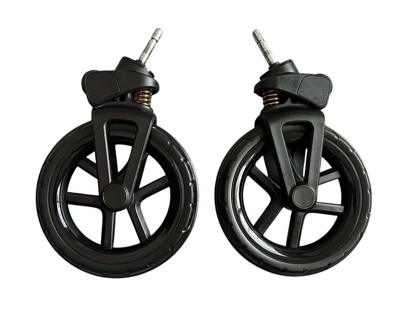 Silver Cross Reef Front Wheels - Black/Gold 008