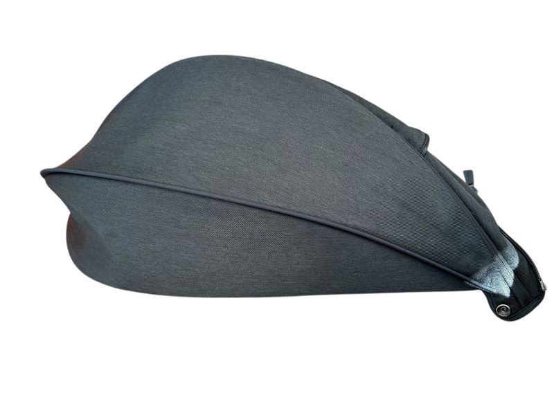 iCandy Peach 6 Hood Fabric - Black Twill 002