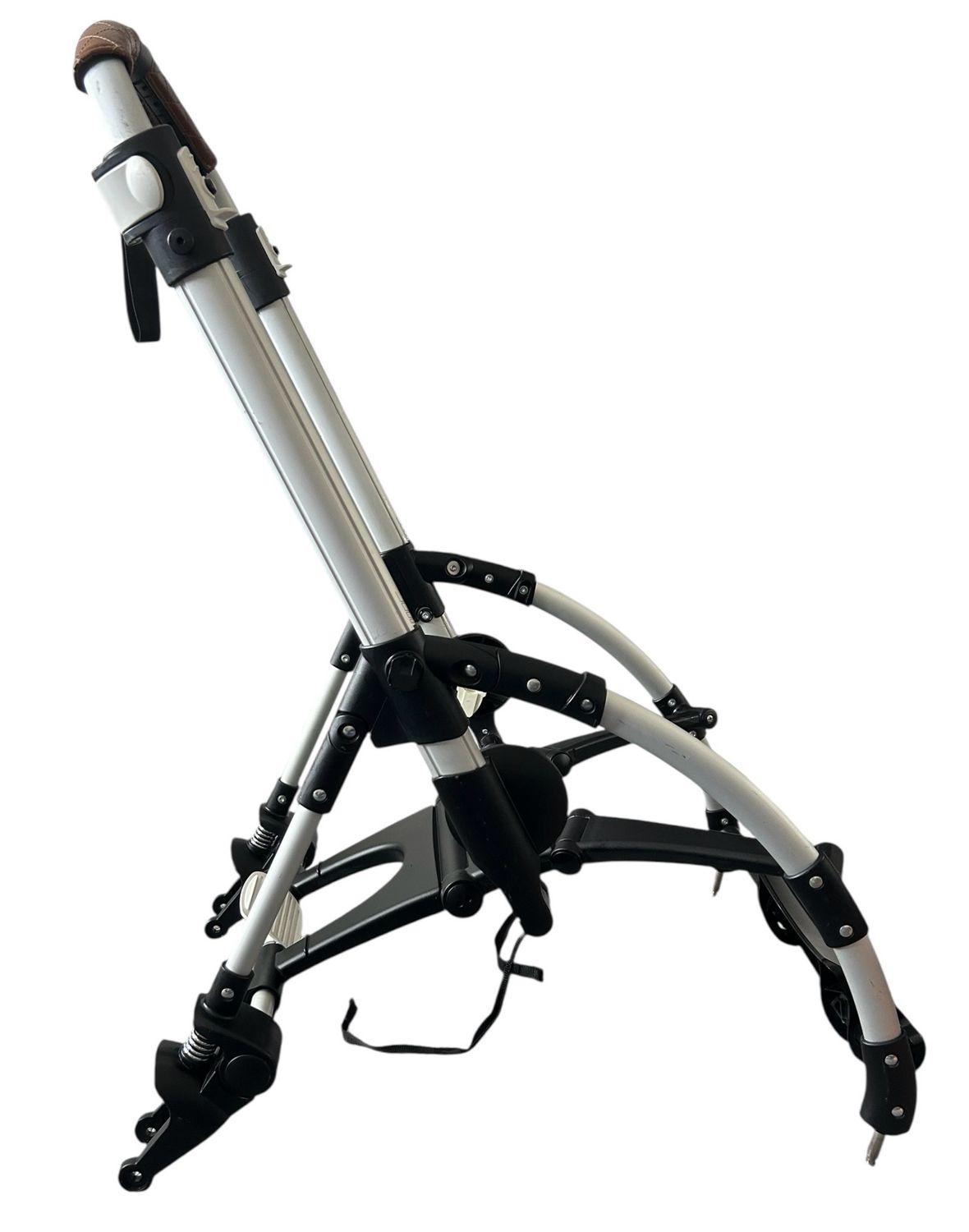 Bugaboo Bee 5 Chassis - Silver/Cognac