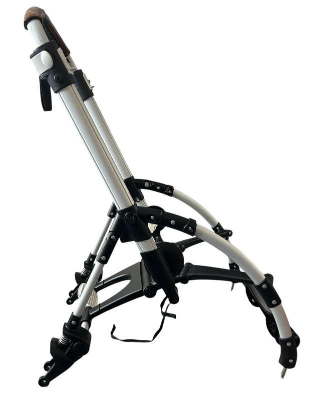Bugaboo Bee 5 Chassis - Silver/Cognac