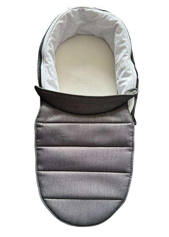 iCandy Peach 6 Carrycot - Dark Grey Twill (Faded)