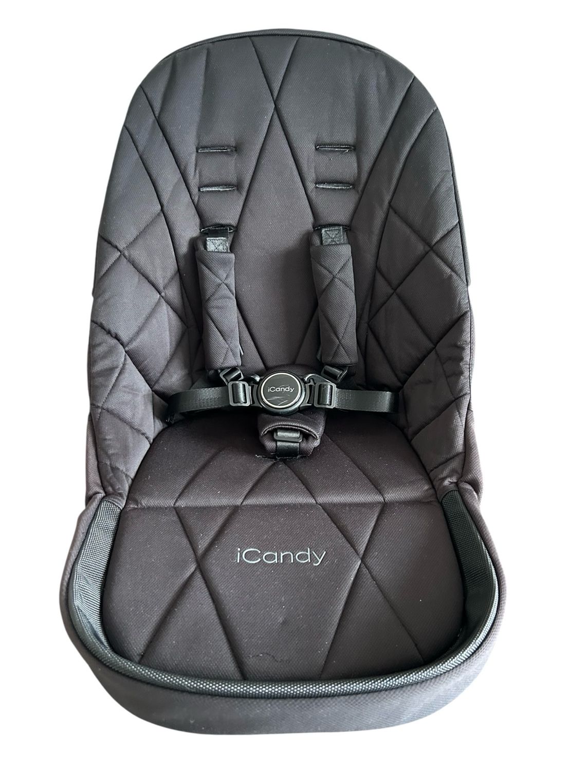 iCandy Orange Seat Fabric - Black 001