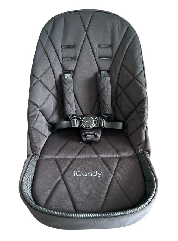 iCandy Orange Seat Fabric - Black 001