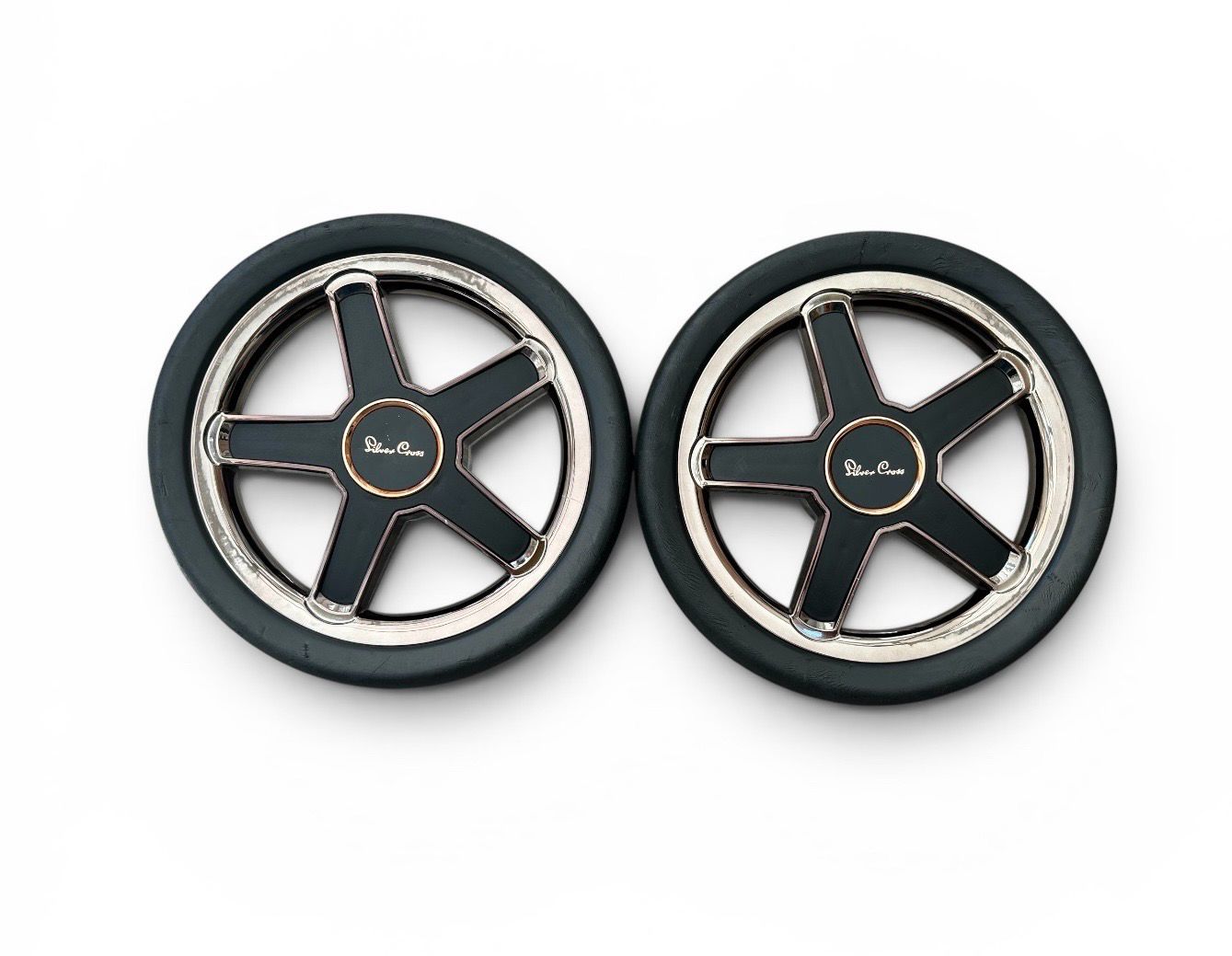 Silver Cross Pioneer Special Edition Rear Wheels X2 Black/Rose Gold Silver Cross Pioneer Special Edition Rear Wheels X2 Black/Rose Gold