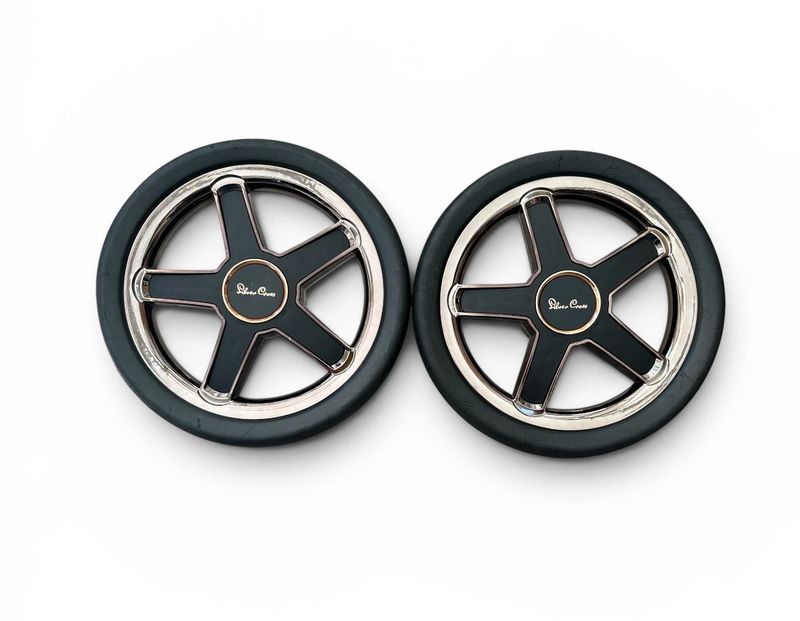 Silver Cross Pioneer Special Edition Rear Wheels X2 Black/Rose Gold