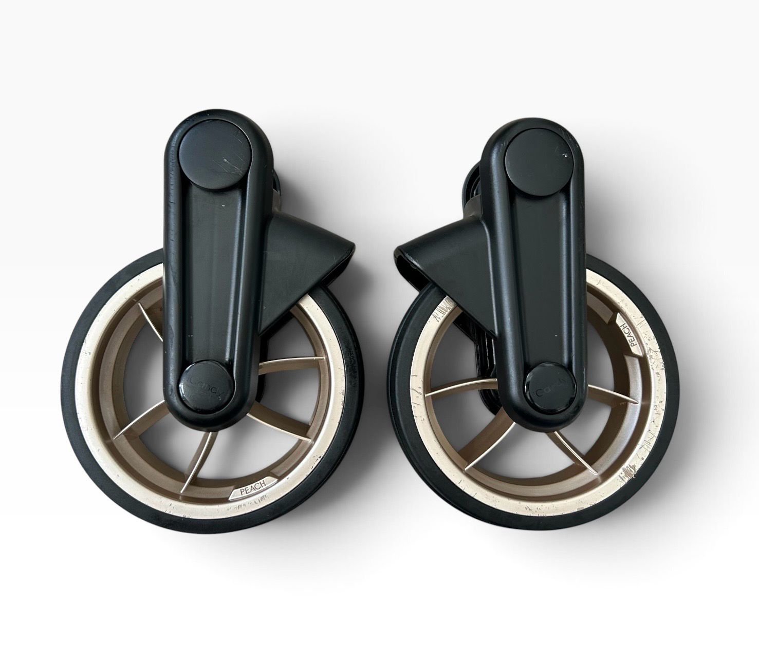 iCandy Peach 7 Front Wheels x2 in Biscotti