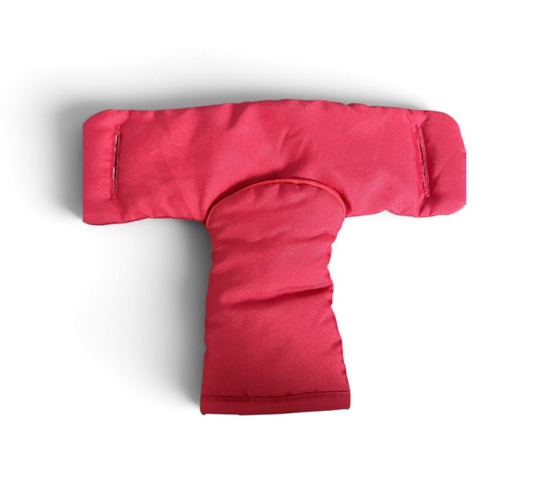Silver Cross Reflex Crotch Pad - Red
