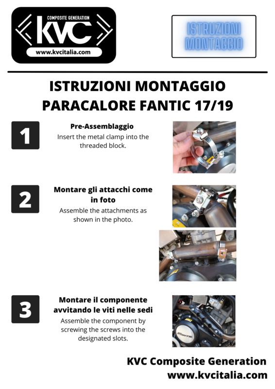 ISTRUZIONI MONTAGGIO PARACALORE FANTIC 17/19
