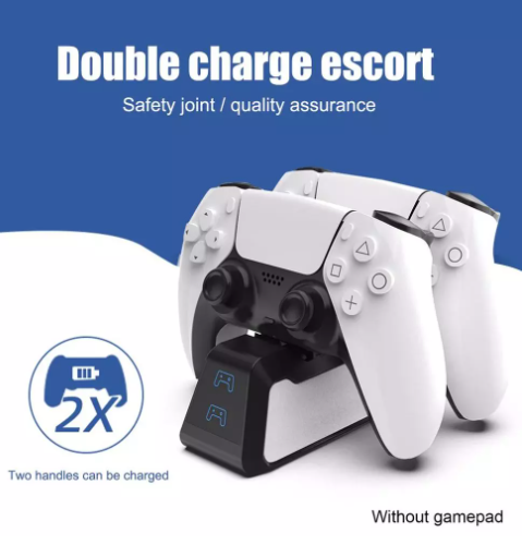 Dual Fast Charger for PS5 Wireless Controller