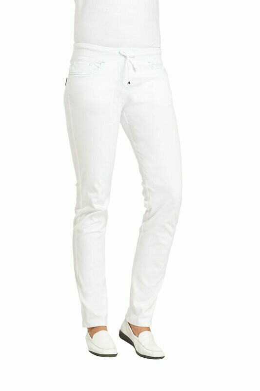 Damenhose elastischer Strickbund, schmaler Schnitt Damenhose elastischer Strickbund, schmaler Schnitt