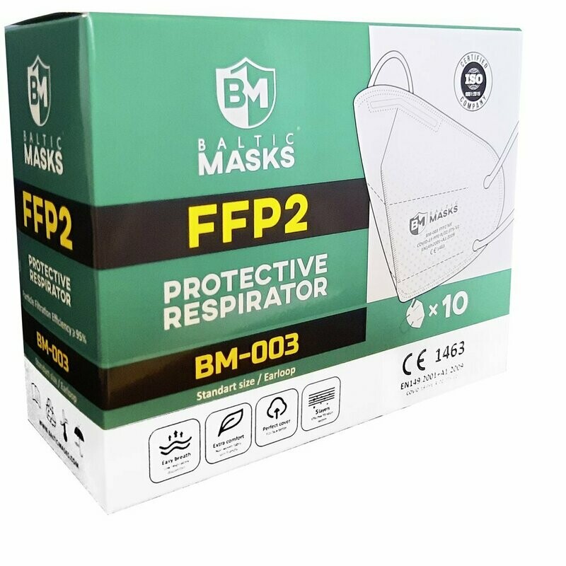 FFP2-Atemschutzmaske, 10-Stück-Box FFP2-Atemschutzmaske, 10-Stück-Box