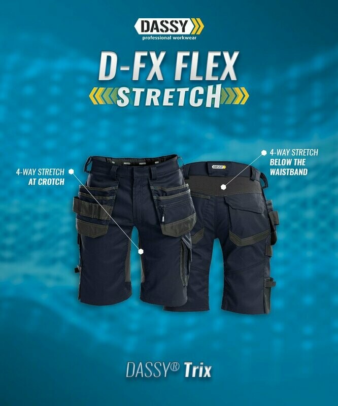 Arbeitsshorts mit Stretch und Hängetaschen TRIX Arbeitsshorts mit Stretch und Hängetaschen TRIX