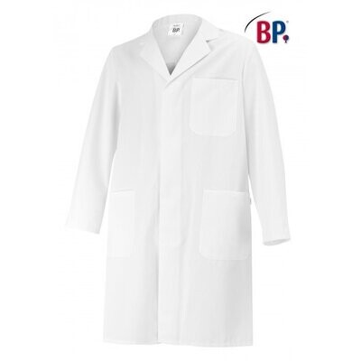 BP® Mantel 1656 130 21 unisex in weiß aus reiner Baumwolle