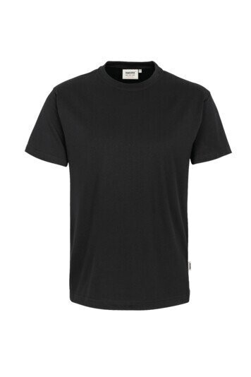 Herren T-Shirt halbarm Hakro Mikralinar, Farbe: schwarz
