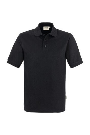 Herren Poloshirt halbarm Hakro Mikralinar, Farbe: schwarz