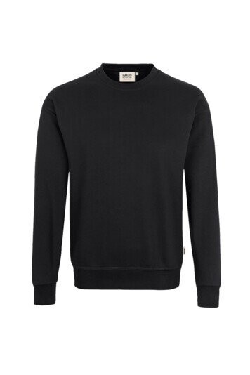 Herren Sweatshirt Hakro Mikralinar, Farbe: schwarz