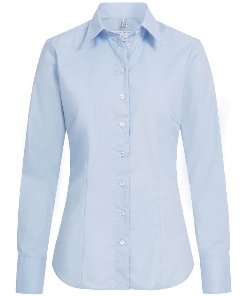 Damen-Bluse regular fit mit Stretch Langarm