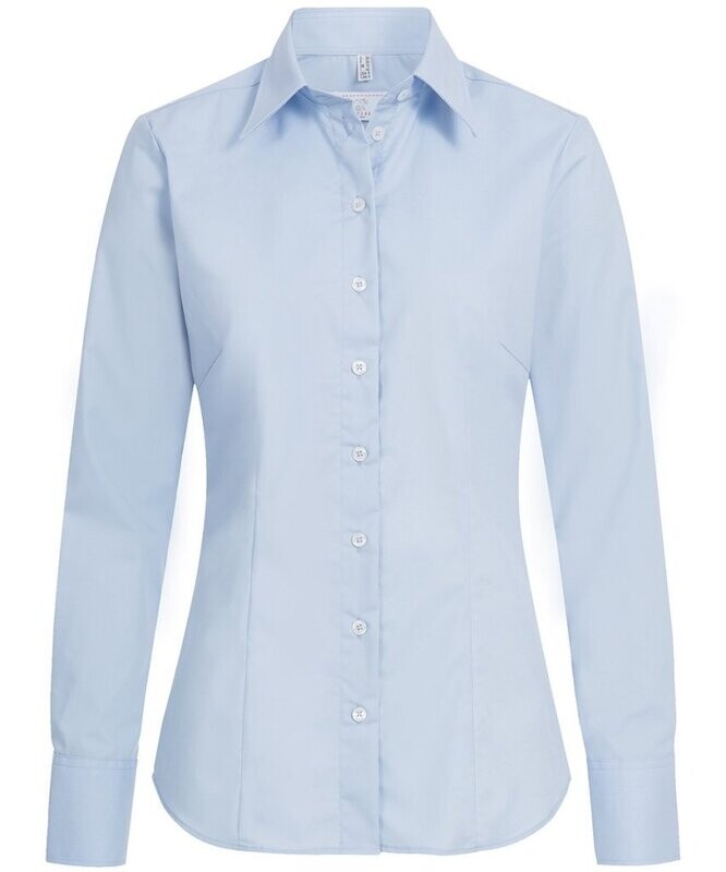 Damen-Bluse regular fit mit Stretch Langarm