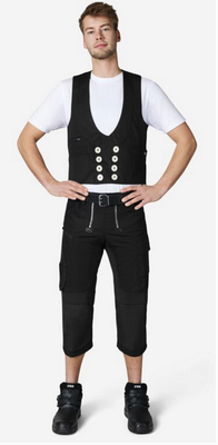 Moderne Zunft-Hose im Piratenstil mit Knietaschen und Stretchmaterial Moderne Zunft-Hose im Piratenstil mit Knietaschen und Stretchmaterial