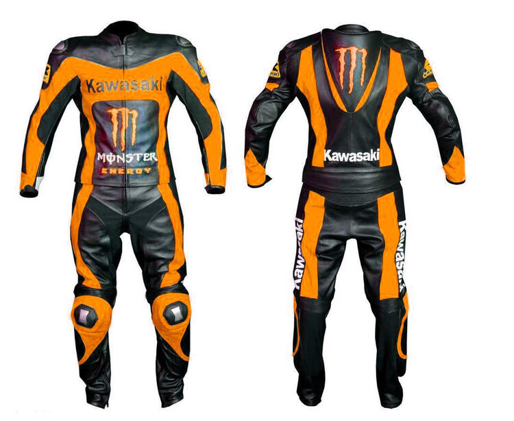 Skulle jeans sanger Leather Kawasaki Racing Suit