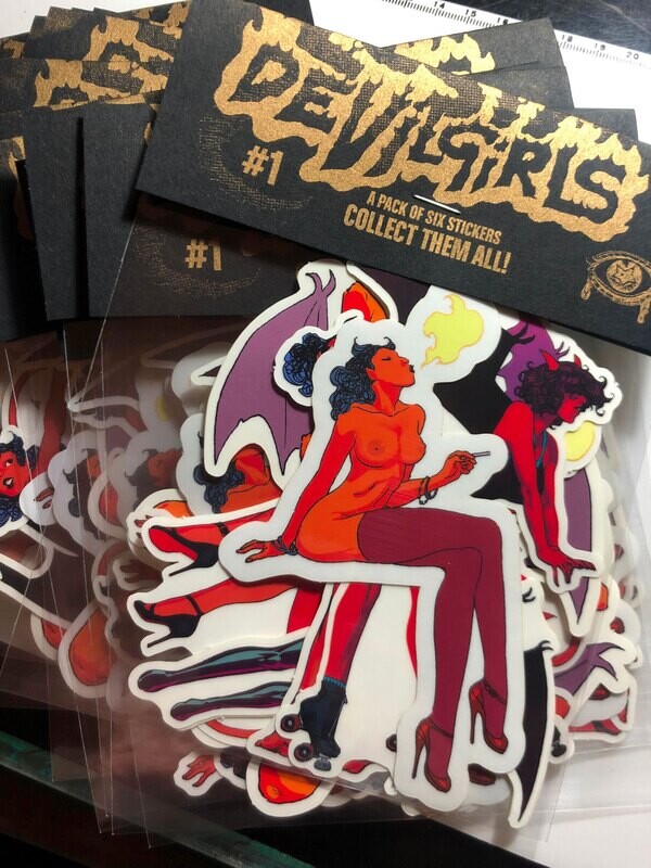 LUSTY DEVILGIRLS Stickers