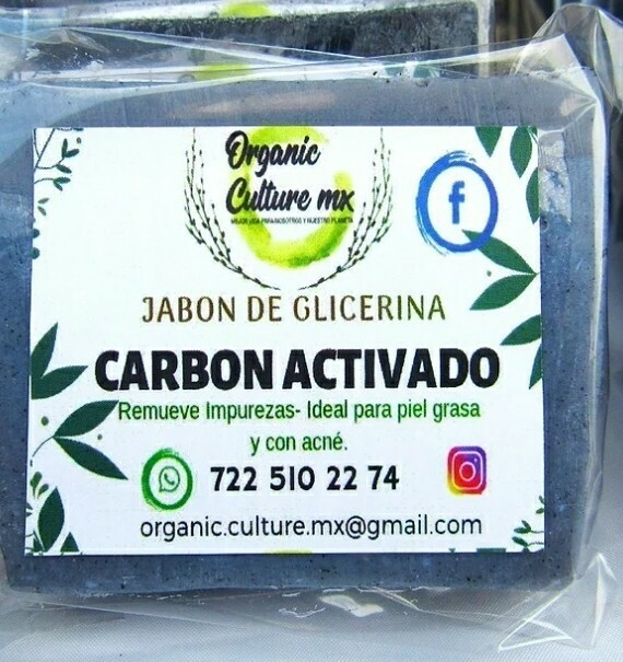 Jabón de Carbón Activado