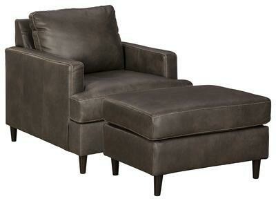 Hettinger Signature Design 2 Piece Chair Ottoman Set
