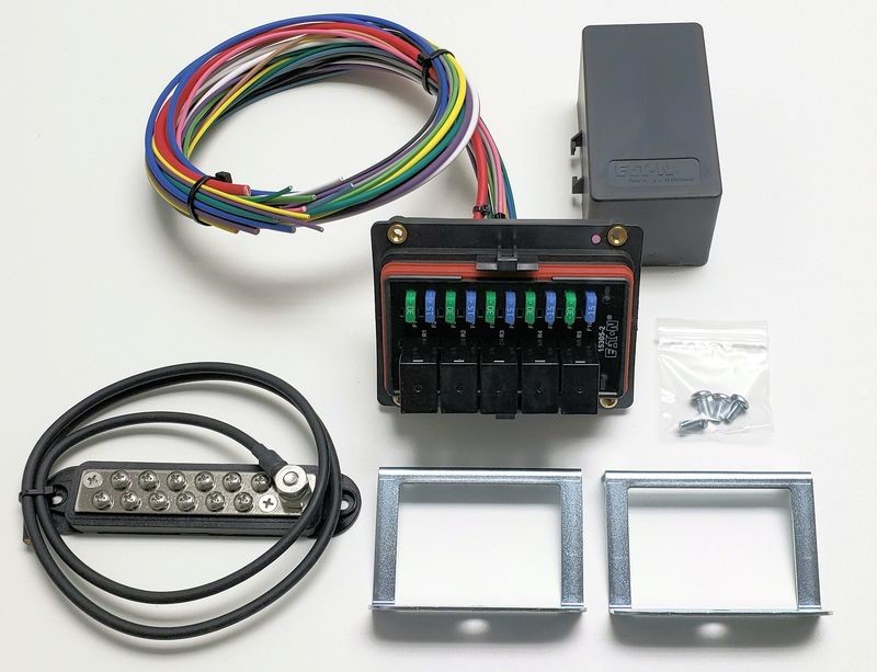 Universal Waterproof Relay/Fuse Distribution Box Cooper Bussmann w/Ground Block