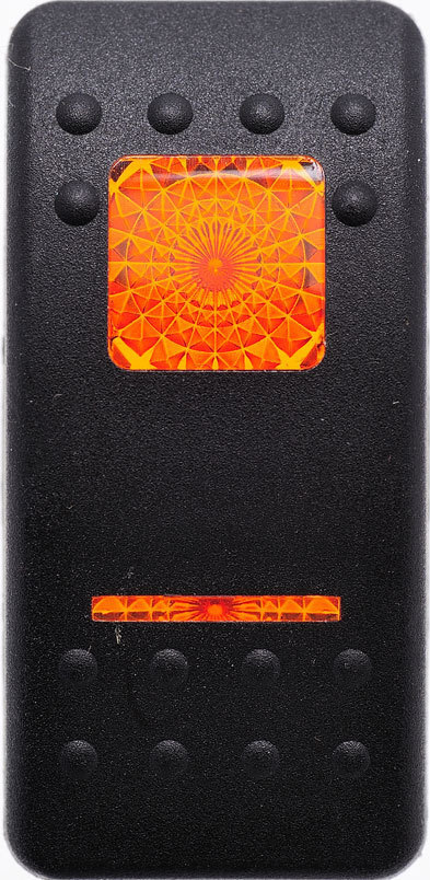 Carling Contura V Series II - ON/OFF SPST Dual lighted Amber