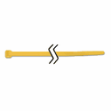 7" Cable Tie Yellow 50# 10/Bag