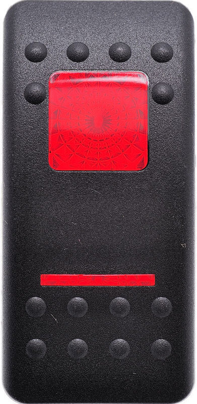 Carling Contura V Series II - ON/OFF SPST Dual lighted Red