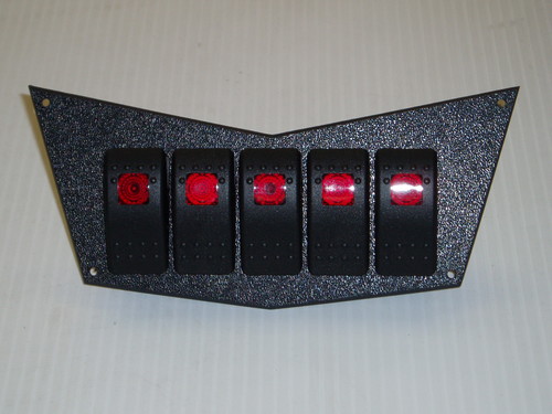 Polaris RZR Switch Panel With 5 Carling Switches