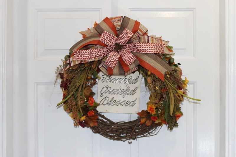 Thankful Grapevine Wreath