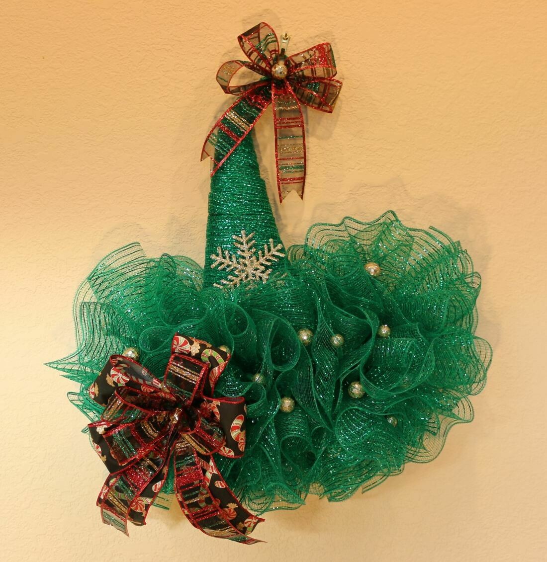 Green with Gold Elf Hat