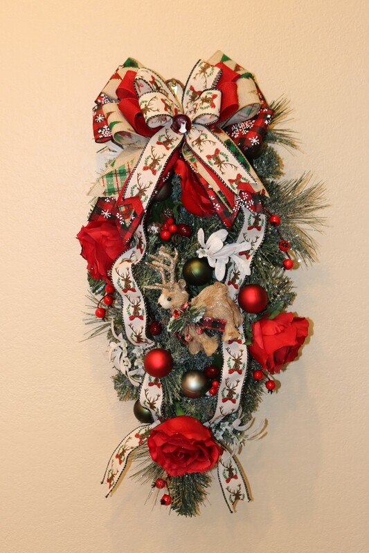 Xmas Teardrop Swag