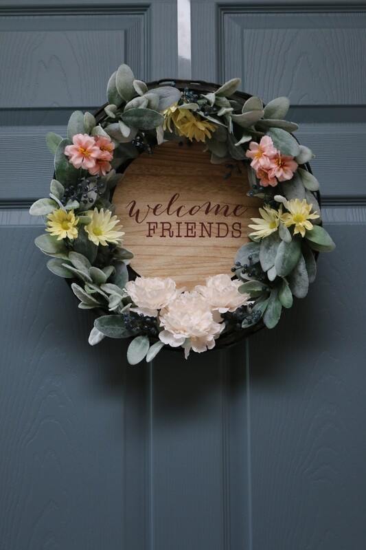 Friendship Basket Wreath