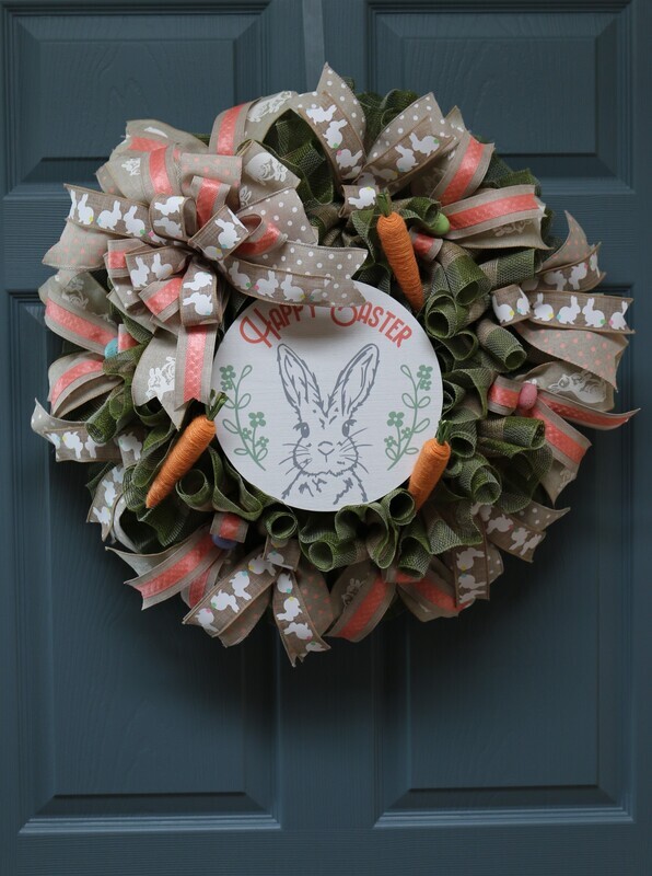 Happy Tails Easter Wreath